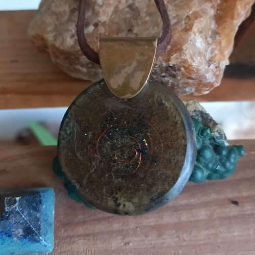 תיליון כפות תמרים עלי זהב אורגונייט